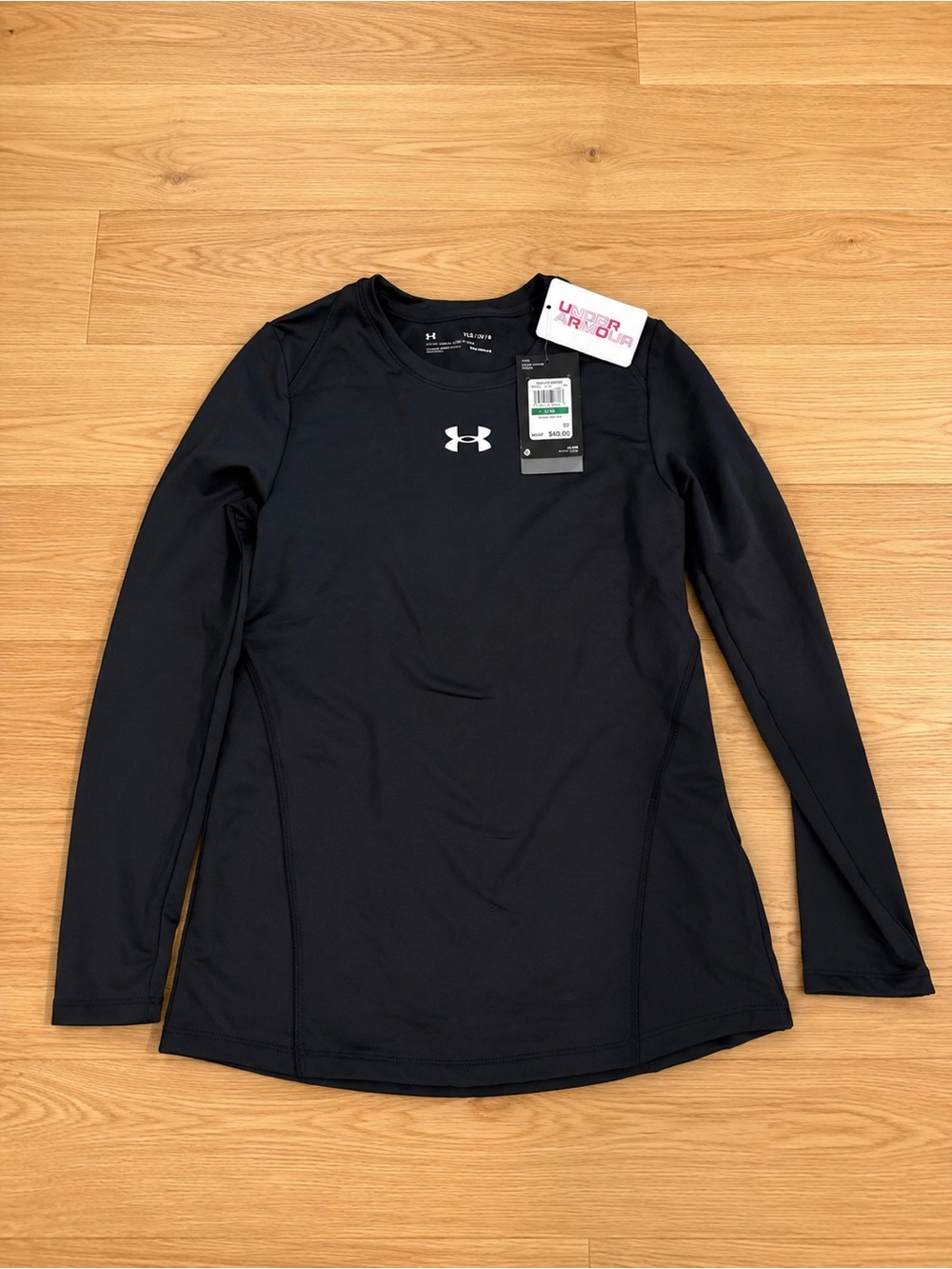 Under Armour Black Long Sleeve ColdGear Crew